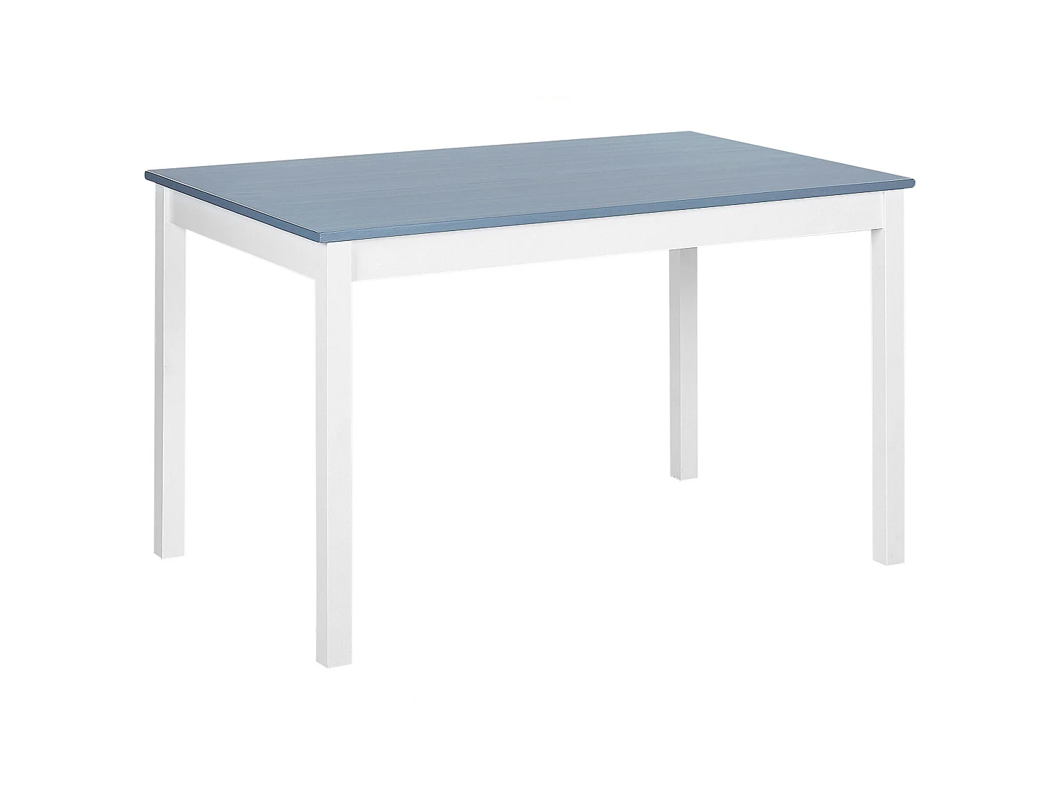 Dining Set MOANA Pine Wood White 4 Seater