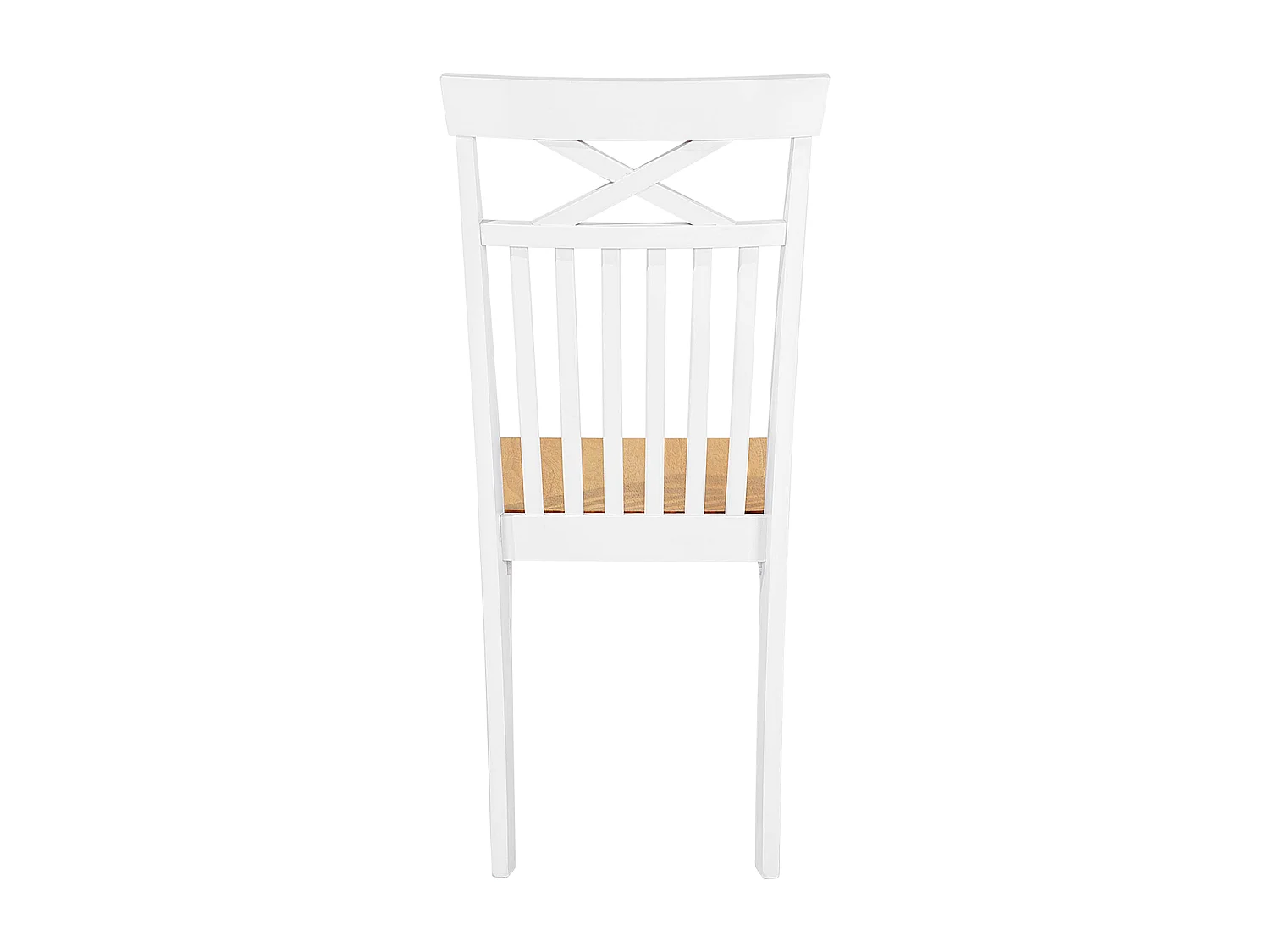 Ensemble de cuisine Table et 4 chaises en bois 120 x 75 cm HOUSTON