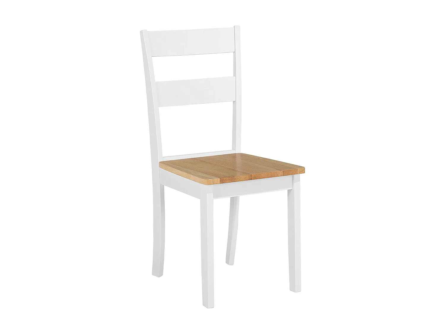 Ensemble de salle à manger 6 places en bois blanc GEORGIA