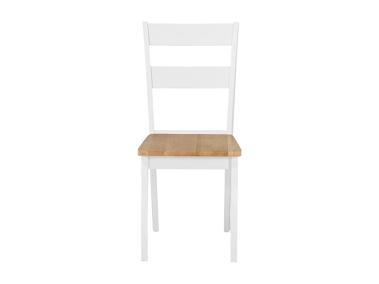 Ensemble de salle à manger 6 places en bois blanc GEORGIA