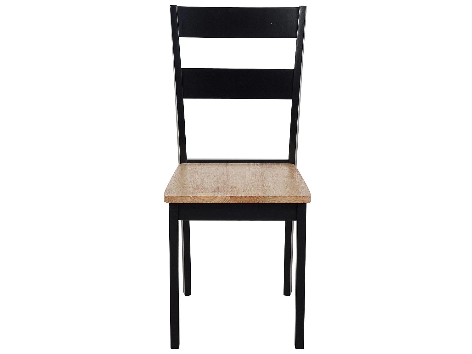 Essgruppe Holz schwarz / hellbraun 6-Sitzer 150 x 90 cm GEORGIA