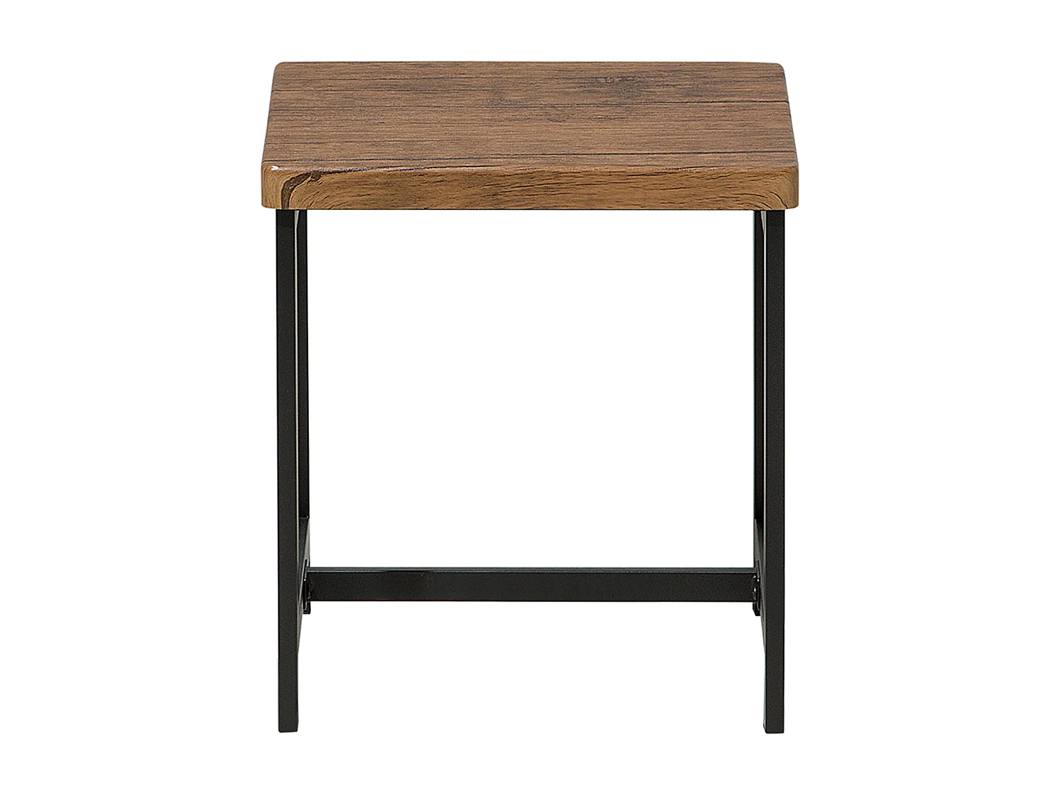 Set da pranzo 4 posti legno scuro e nero ARLINGTON