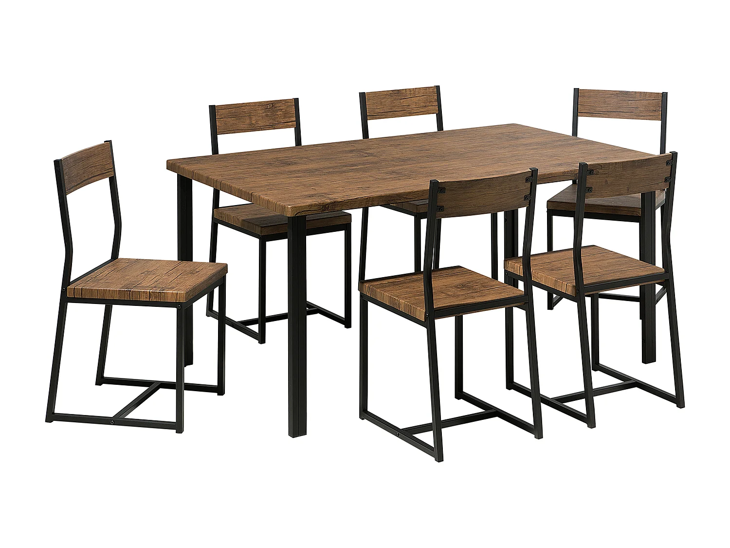 Ensemble Table de salle à manger et 6 chaises LAREDO