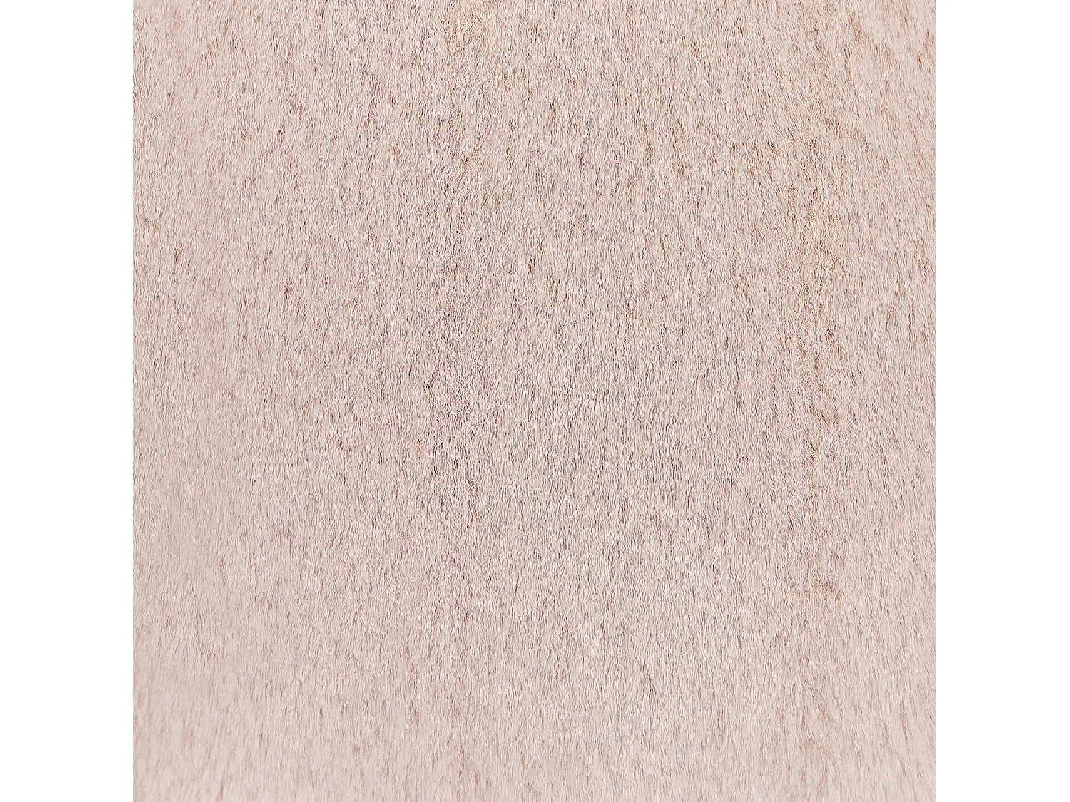 Lot de 2 coussins décoratifs PUMILA Fourrure synthétique 45 x 45 cm Rose pastel Unicolore