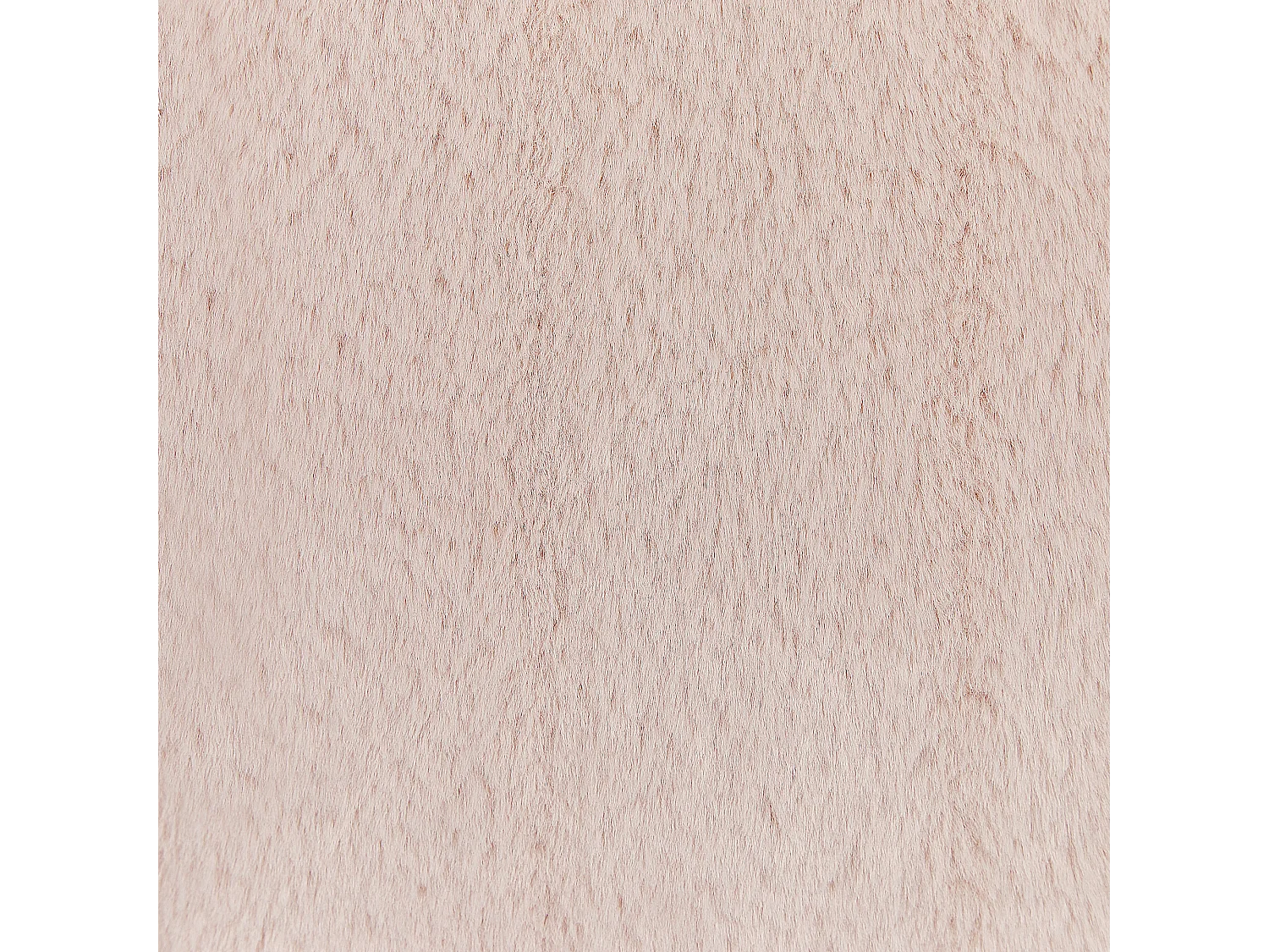 Lot de 2 coussins décoratifs PUMILA Fourrure synthétique 45 x 45 cm Rose pastel Unicolore