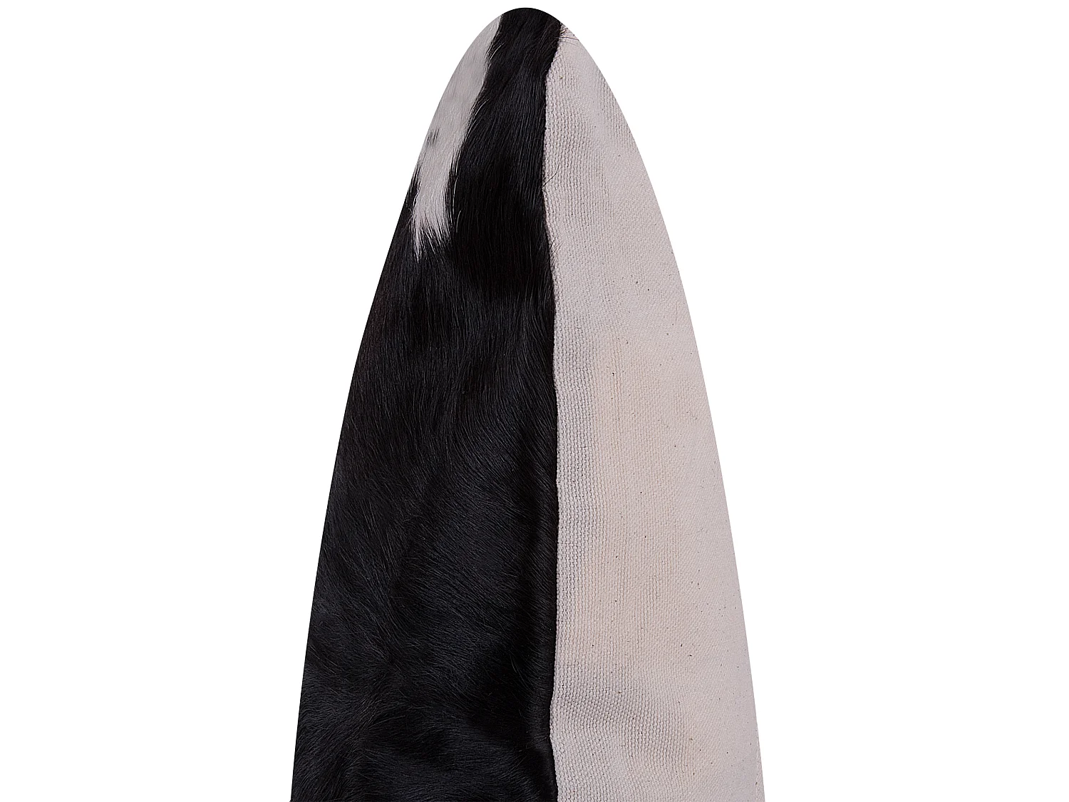 Set di 2 cuscini decorativi in vera pelle 45 x 45 cm marrone scuro MARADY