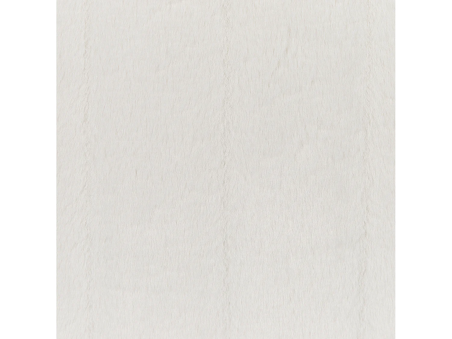 Set of 2 Decorative Cushions PUMILA Faux Fur 45 x 45 cm White Solid