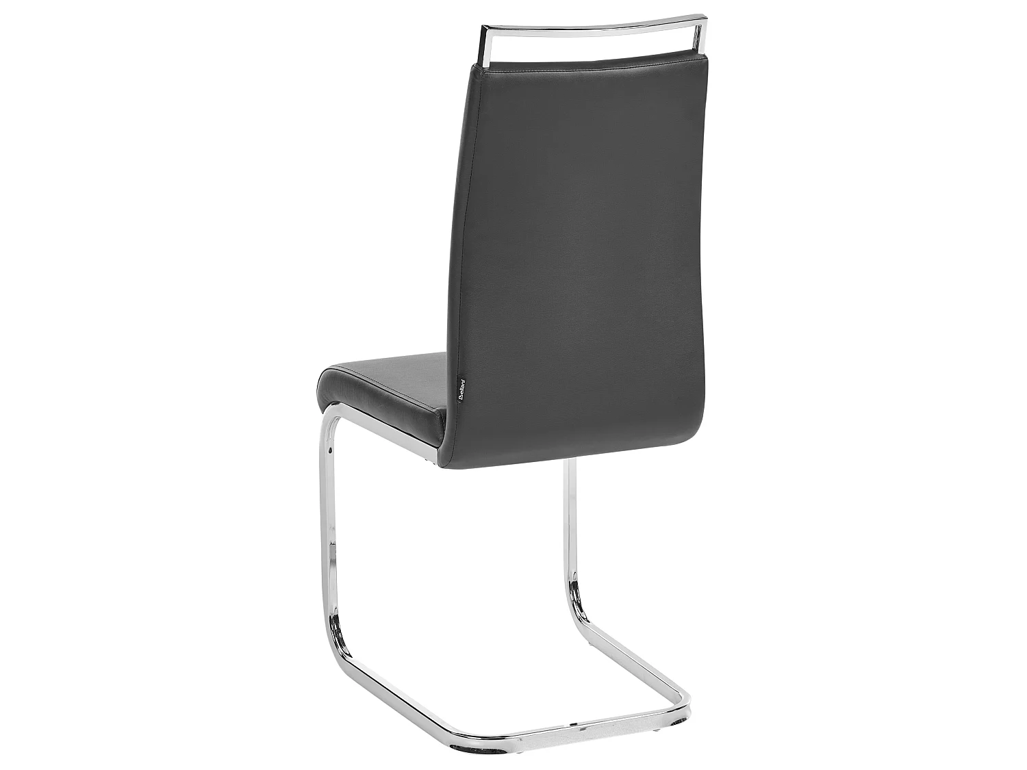 Lot de 2 chaises de salle à manger GREEDIN Cuir PU Noir