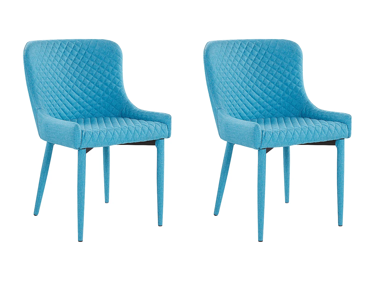 Set van 2 eetkamerstoelen SOLANO Turquoise