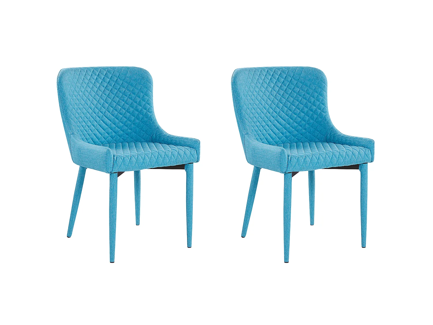 Set van 2 eetkamerstoelen SOLANO Turquoise