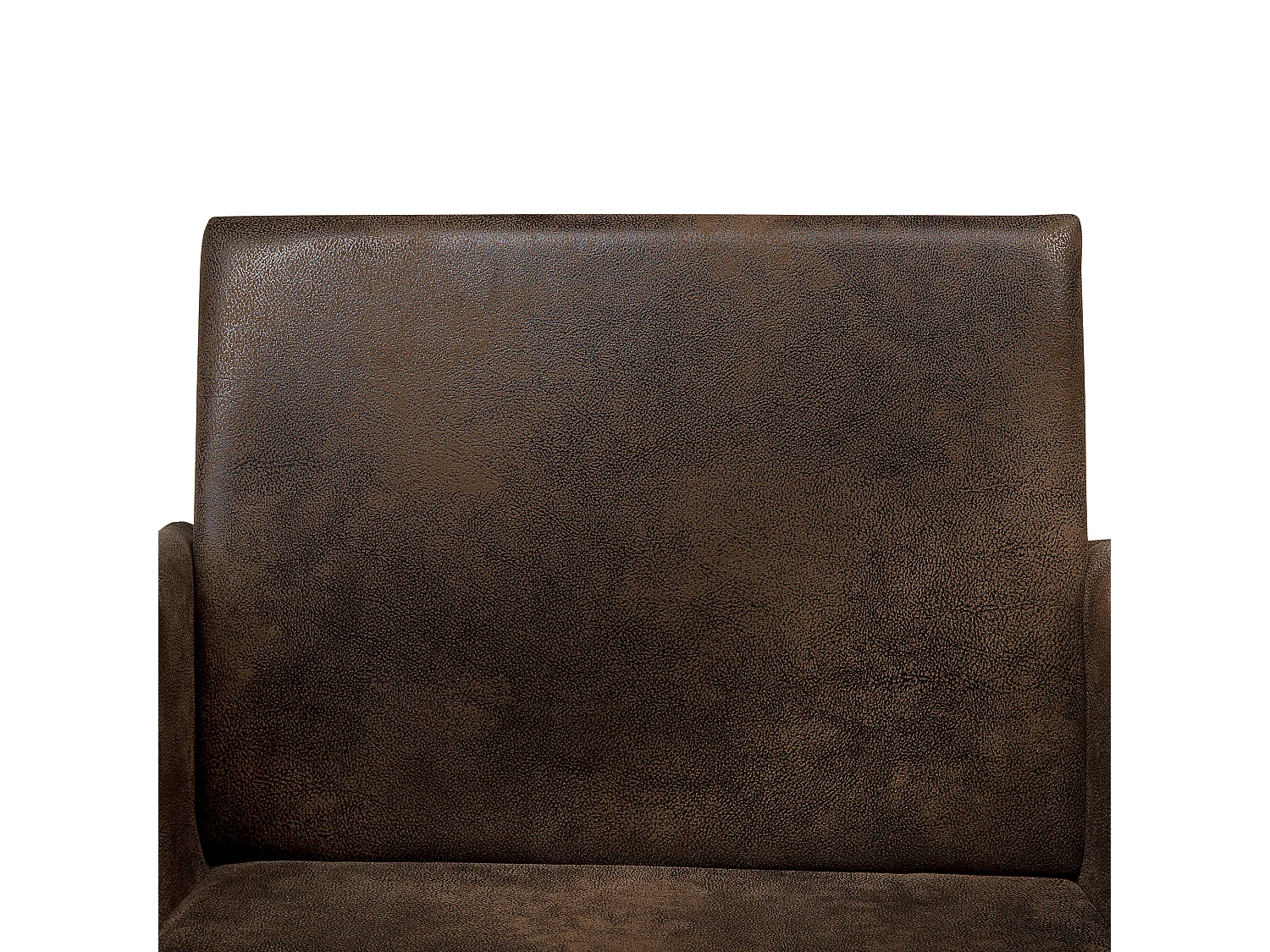 Eetkamerstoel GOMEZ Stof Donkerbruin