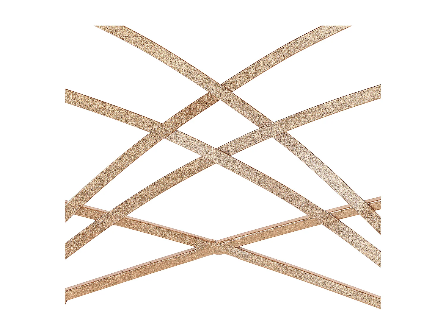Lot de 2 chaises de salle à manger GIRARD Métal Rose doré