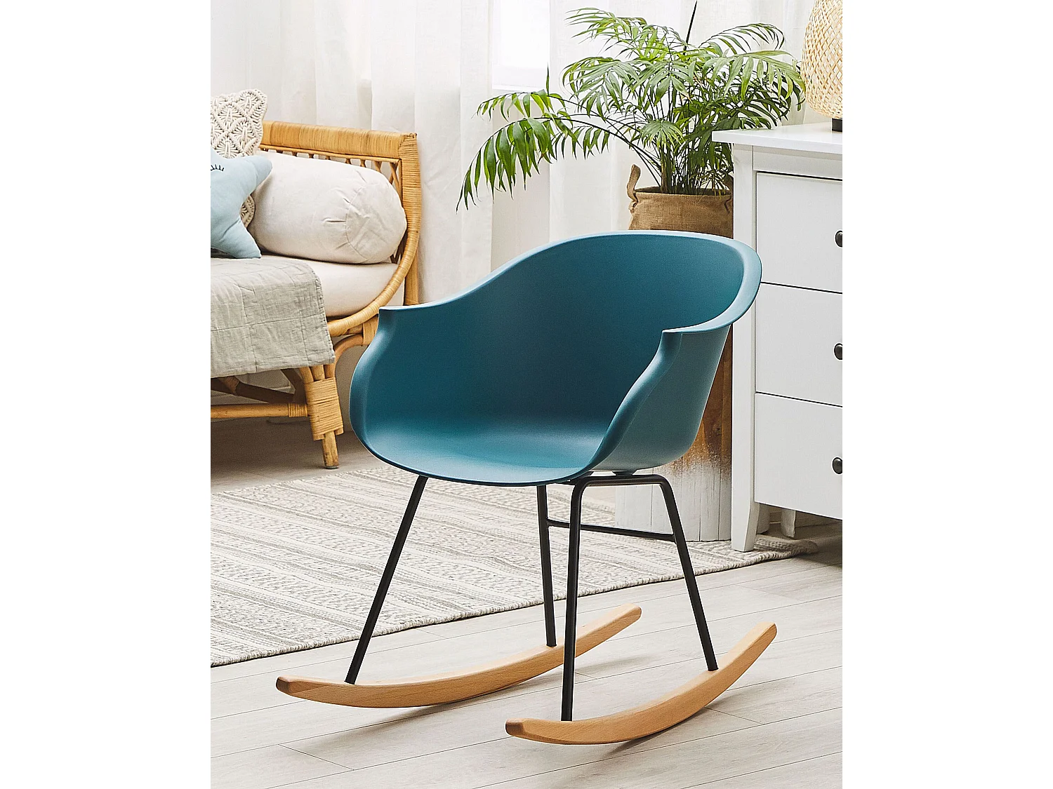 Schommelstoel HARMONY Synthetisch materiaal Blauwgroen