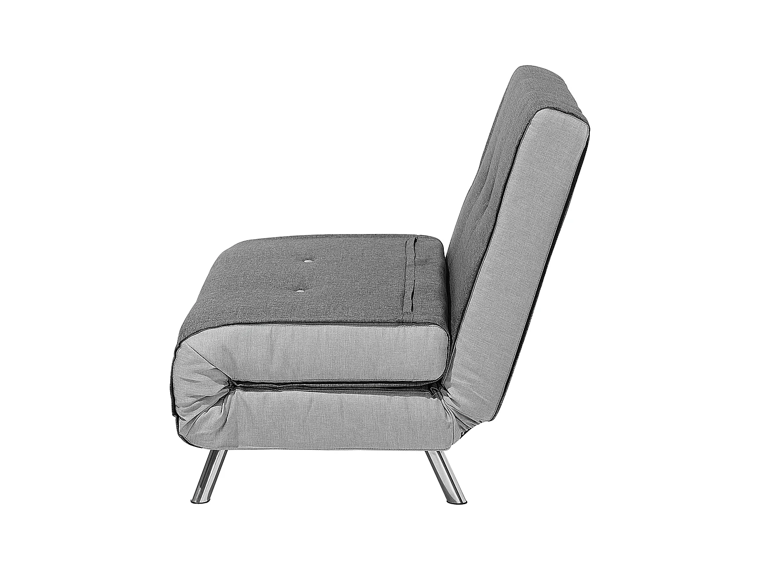 1-Sitzer Schlafsofa FARRIS Stoff Dunkelgrau