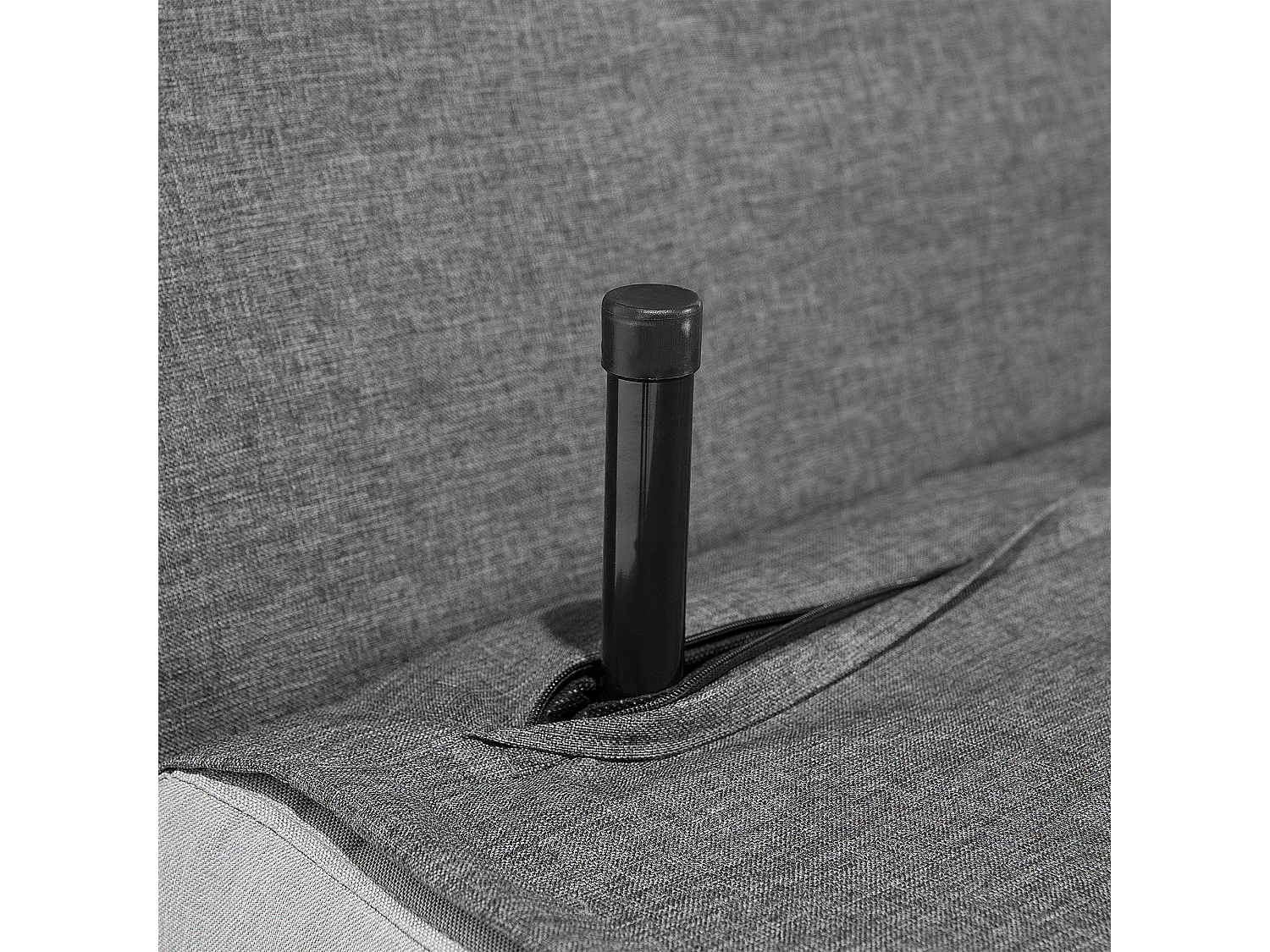 Fauteuil convertible FARRIS Tissu Gris foncé