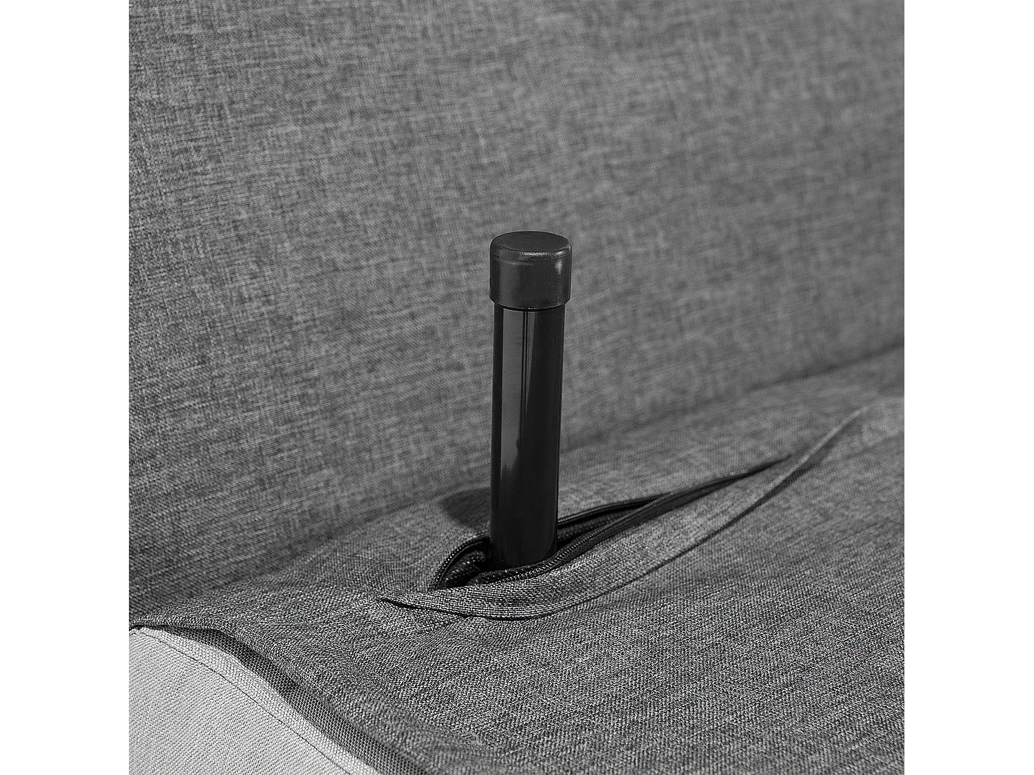 Fauteuil convertible FARRIS Tissu Gris foncé