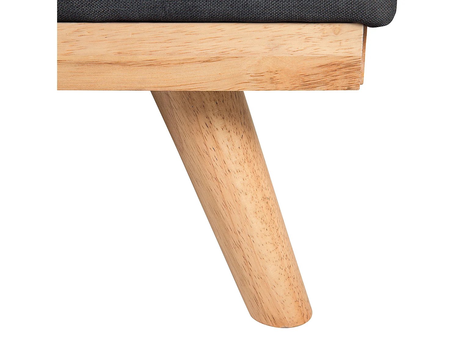 Schlafsofa Polsterbezug in Schwarz modernes Sofa mit Schlaffunktion Couch Froya