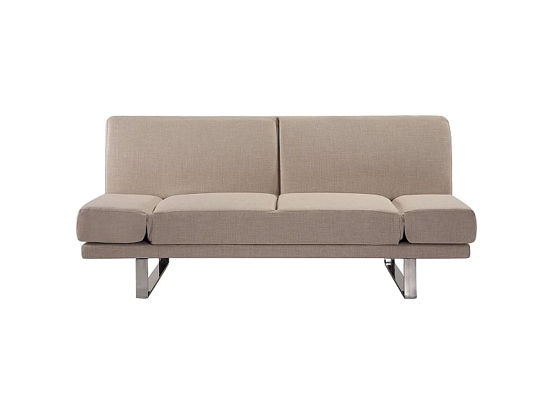 Canapé-lit 2 places YORK Tissu Beige