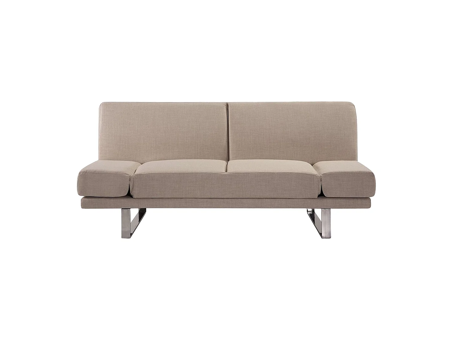 Canapé-lit 2 places YORK Tissu Beige