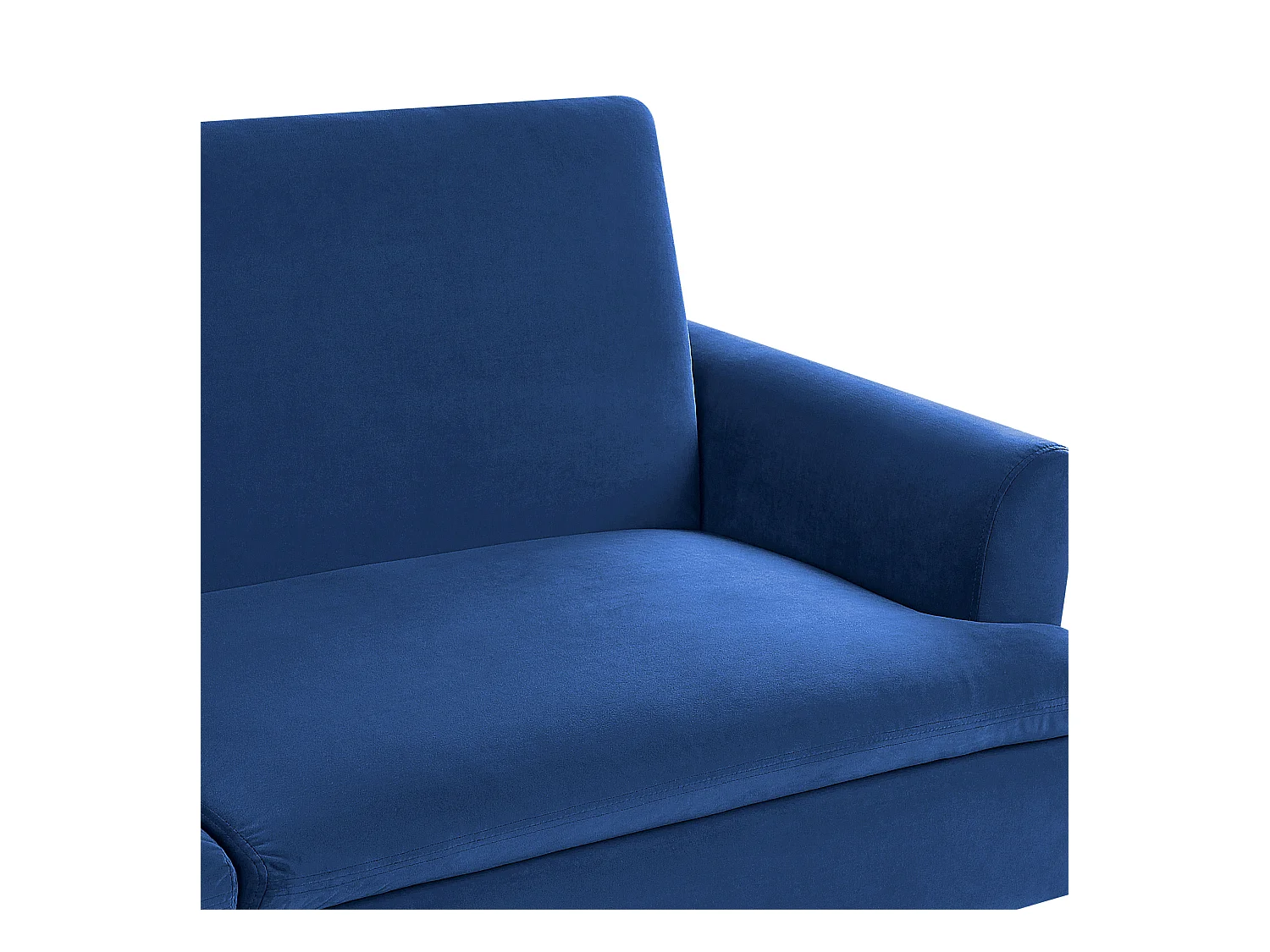 Divano letto VETTRE Velluto Blu marino 3 posti