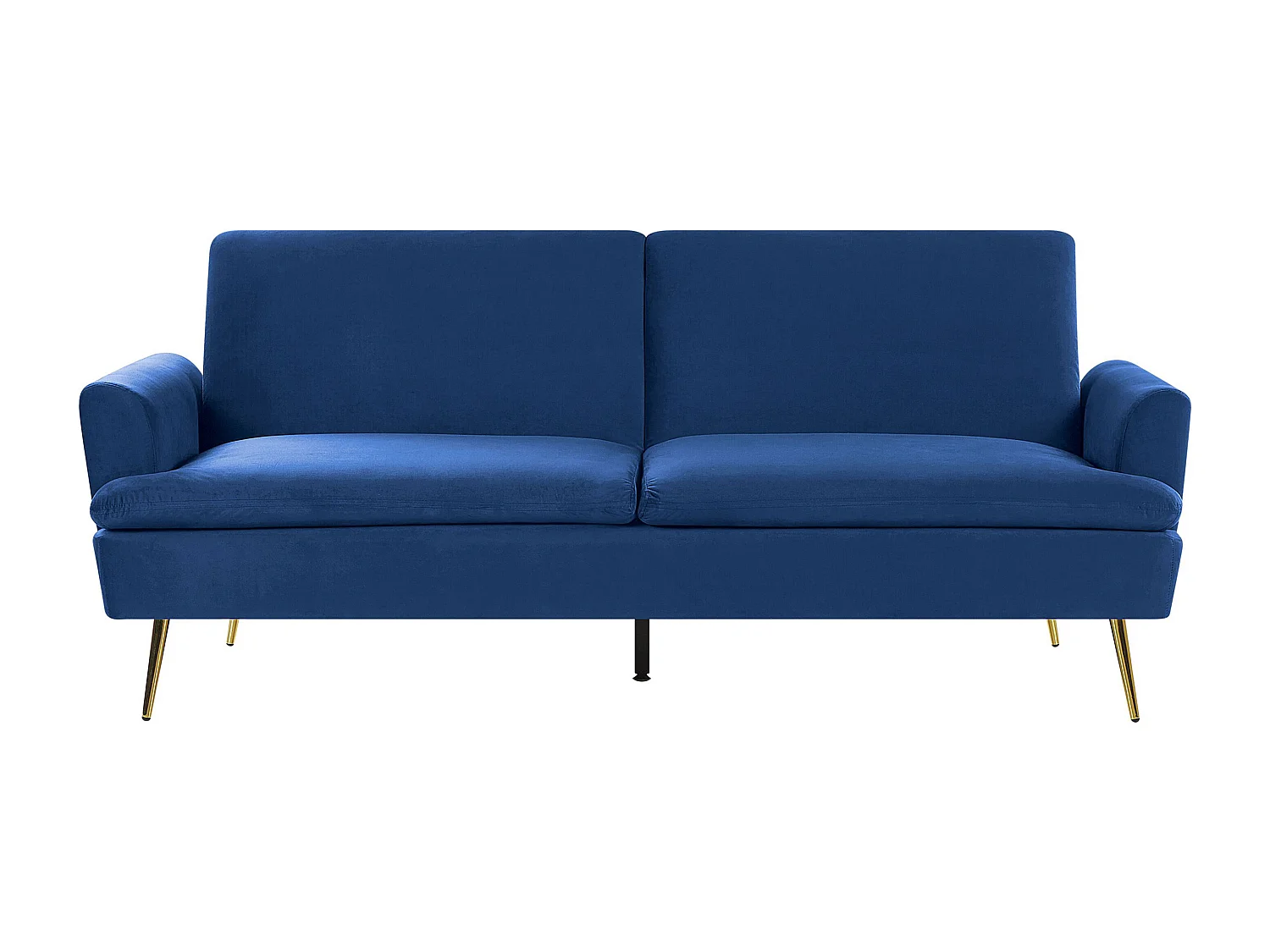 Sofá cama VETTRE Terciopelo Azul marino 3 plazas