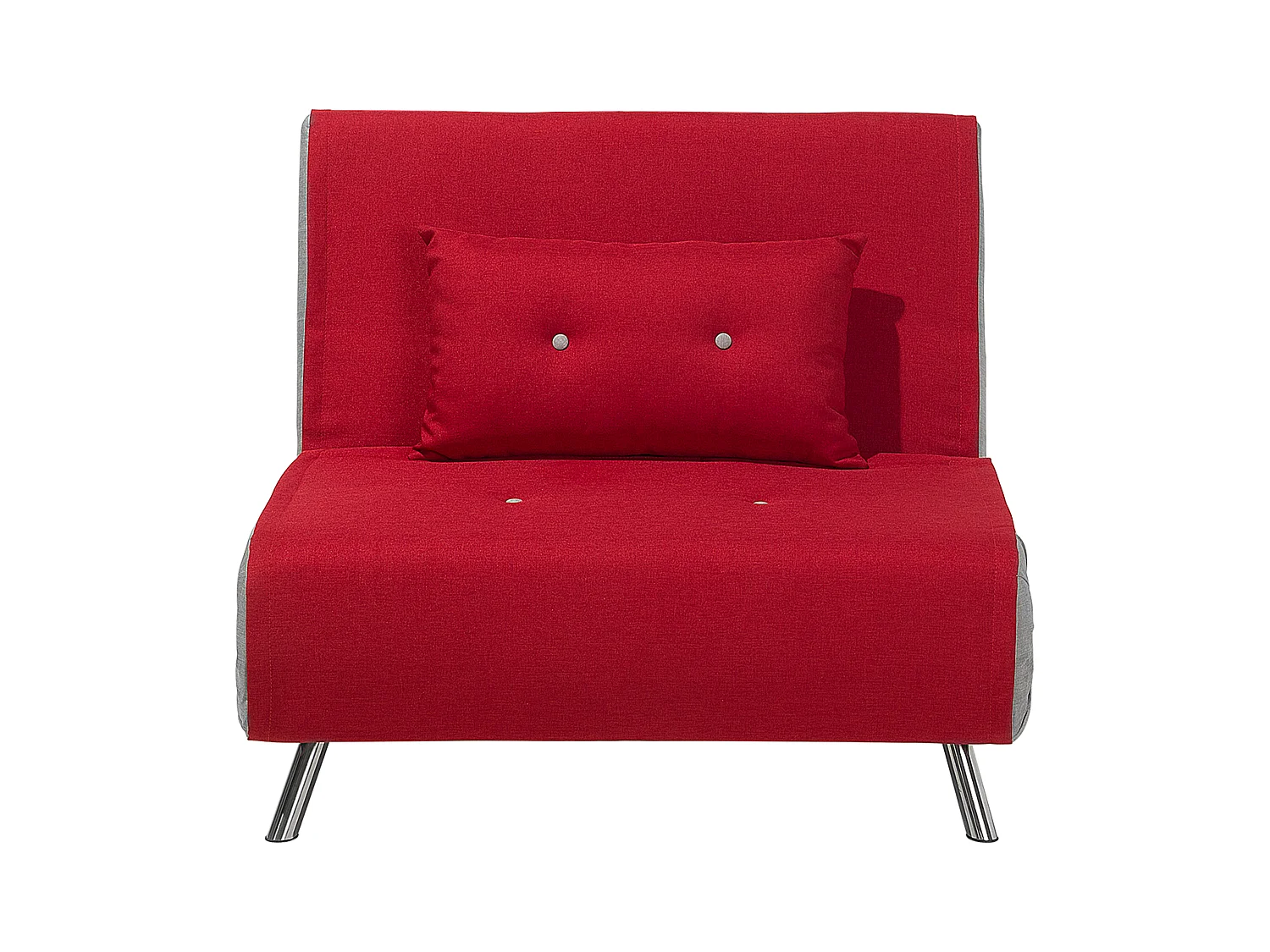 Fauteuil convertible FARRIS Tissu Rouge