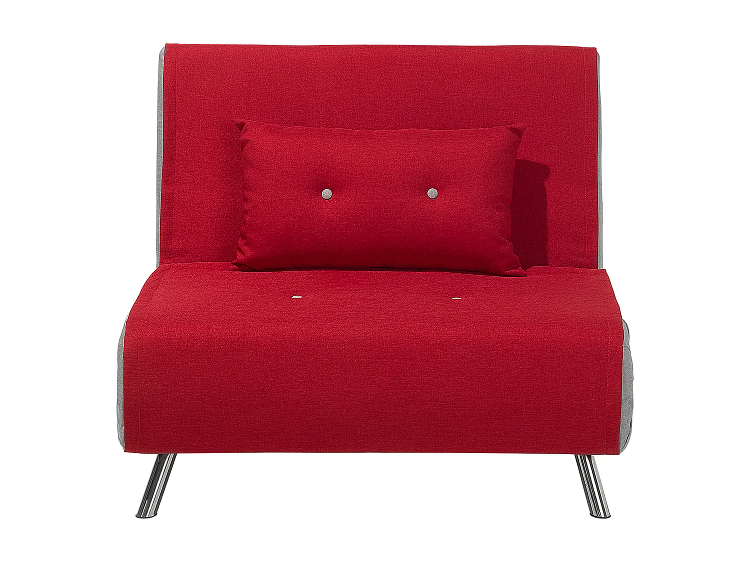 Fauteuil convertible FARRIS Tissu Rouge