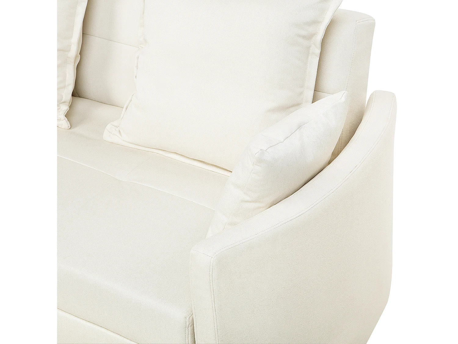 Sofá cama HOVIN Tela Beige 2 plazas