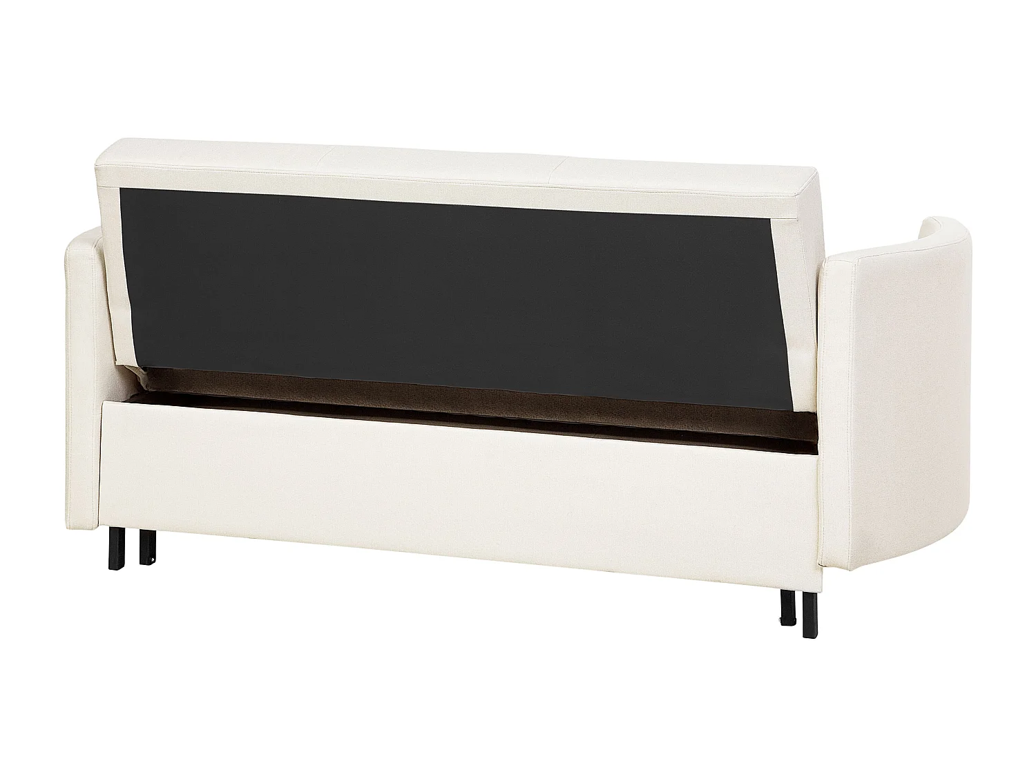 Canapé-lit 2 places HOVIN Tissu Beige clair