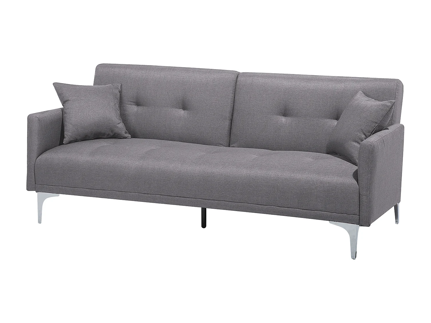 Canapé-lit 3 places LUCAN Tissu Gris