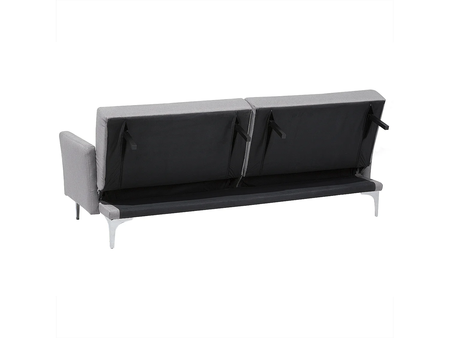 Canapé-lit 3 places LUCAN Tissu Gris