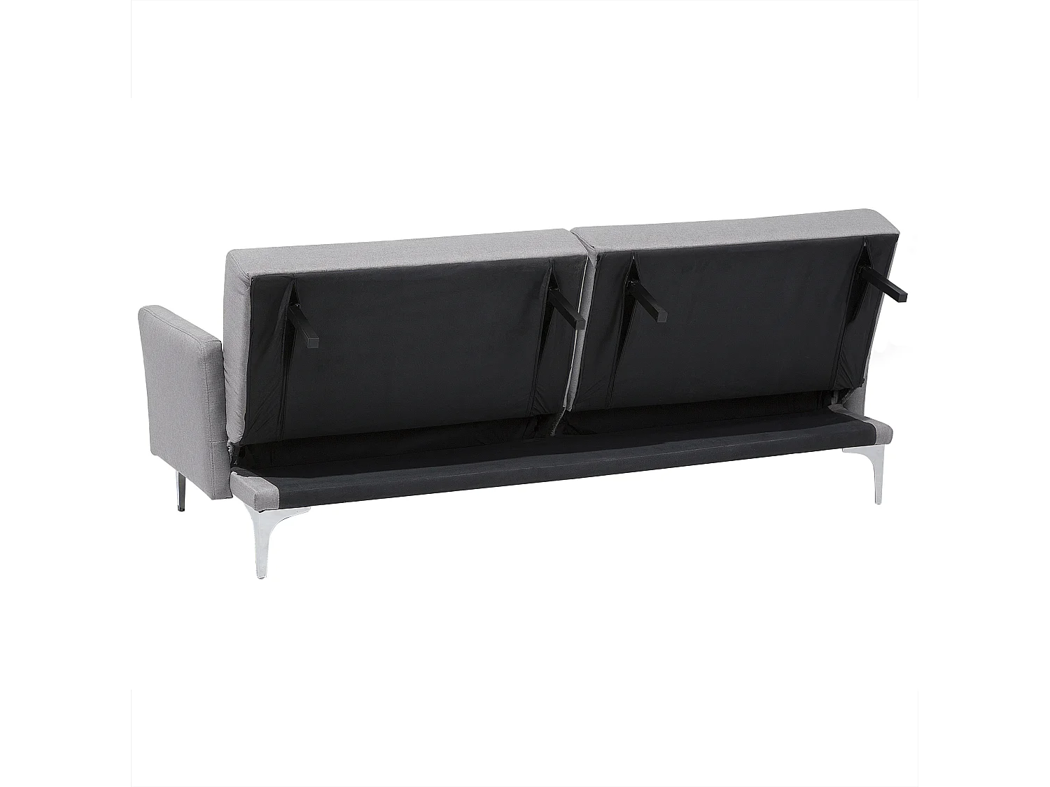 Canapé-lit 3 places LUCAN Tissu Gris