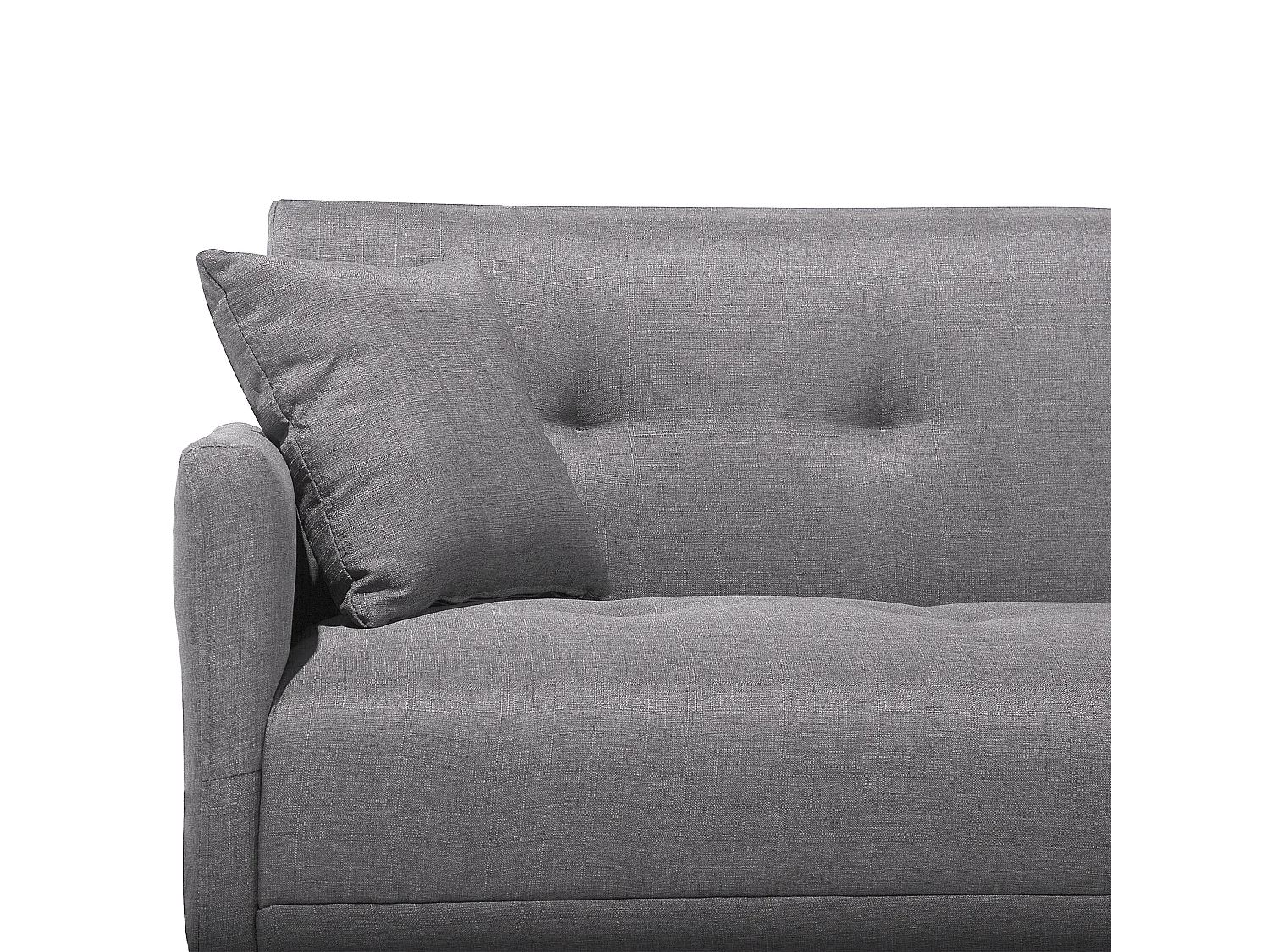 Canapé-lit 3 places LUCAN Tissu Gris