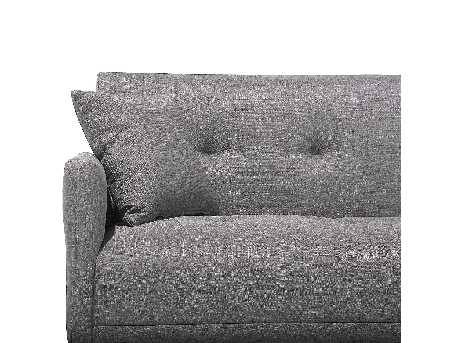 Canapé-lit 3 places LUCAN Tissu Gris