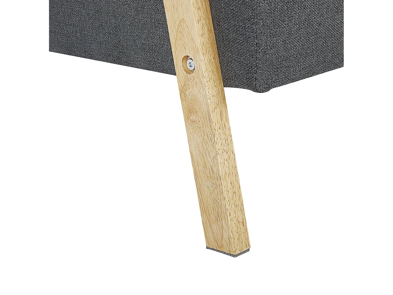 Sofá-cama TJORN Tecido Cinzento escuro 3 lugares