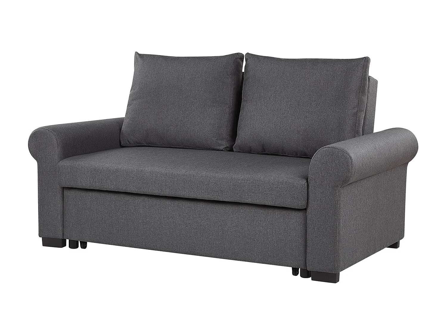 Slaapbank SILDA Stof Donkergrijs 2-zitter