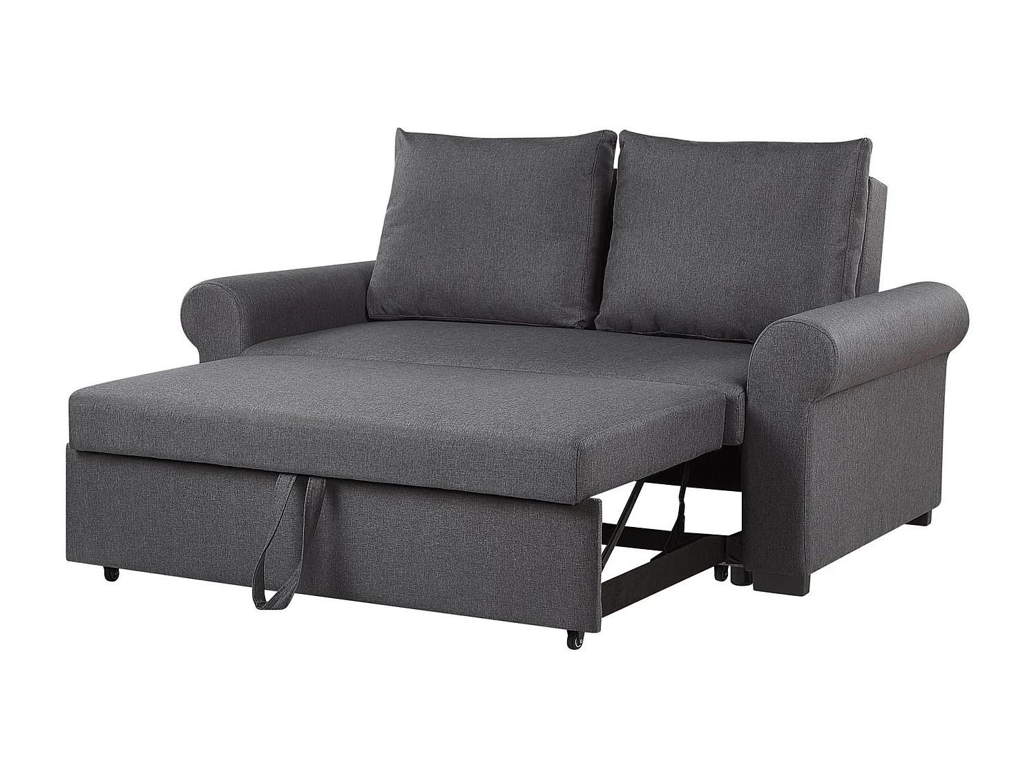 Slaapbank SILDA Stof Donkergrijs 2-zitter