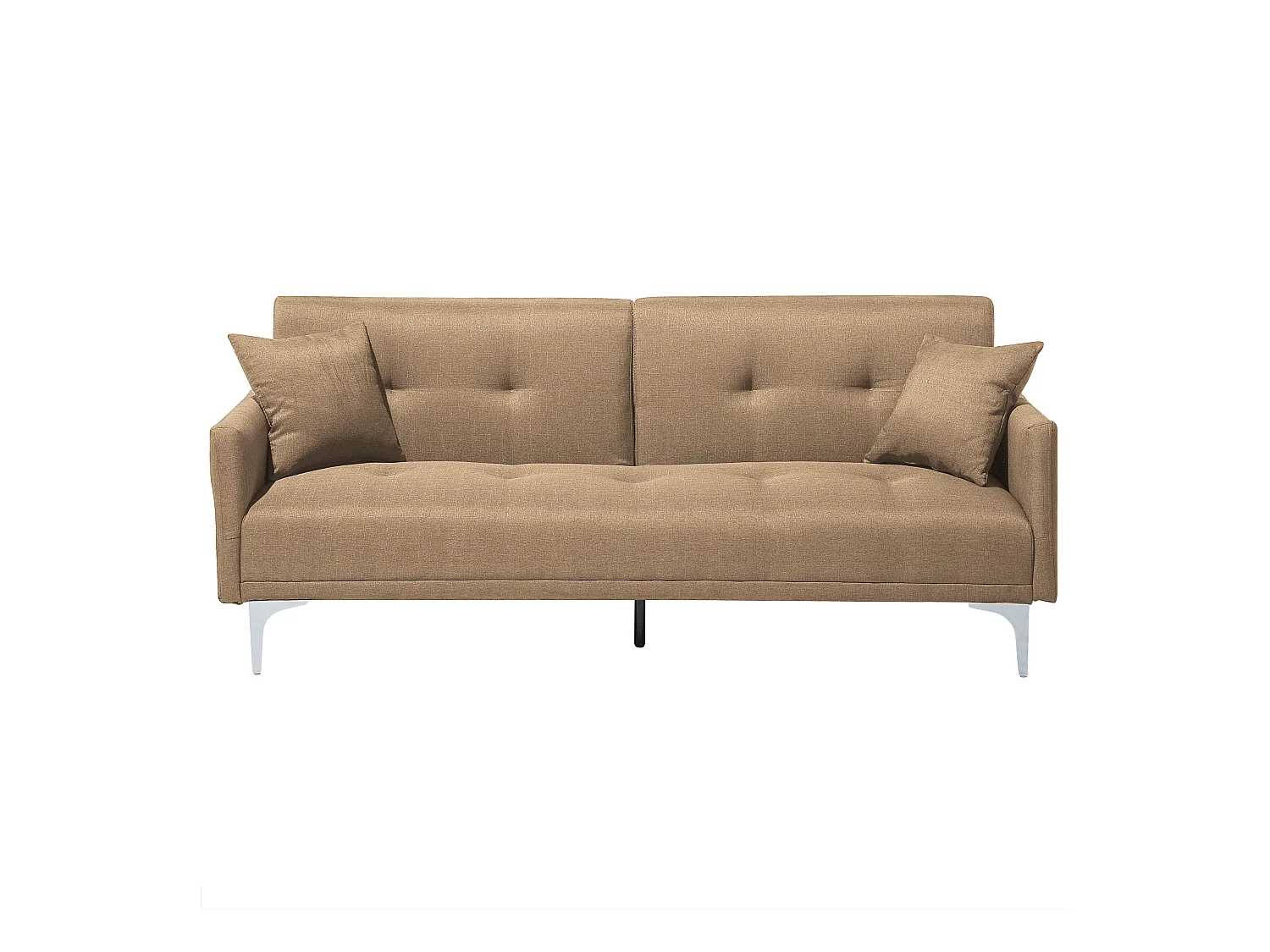 Canapé-lit 3 places LUCAN Tissu Beige sable
