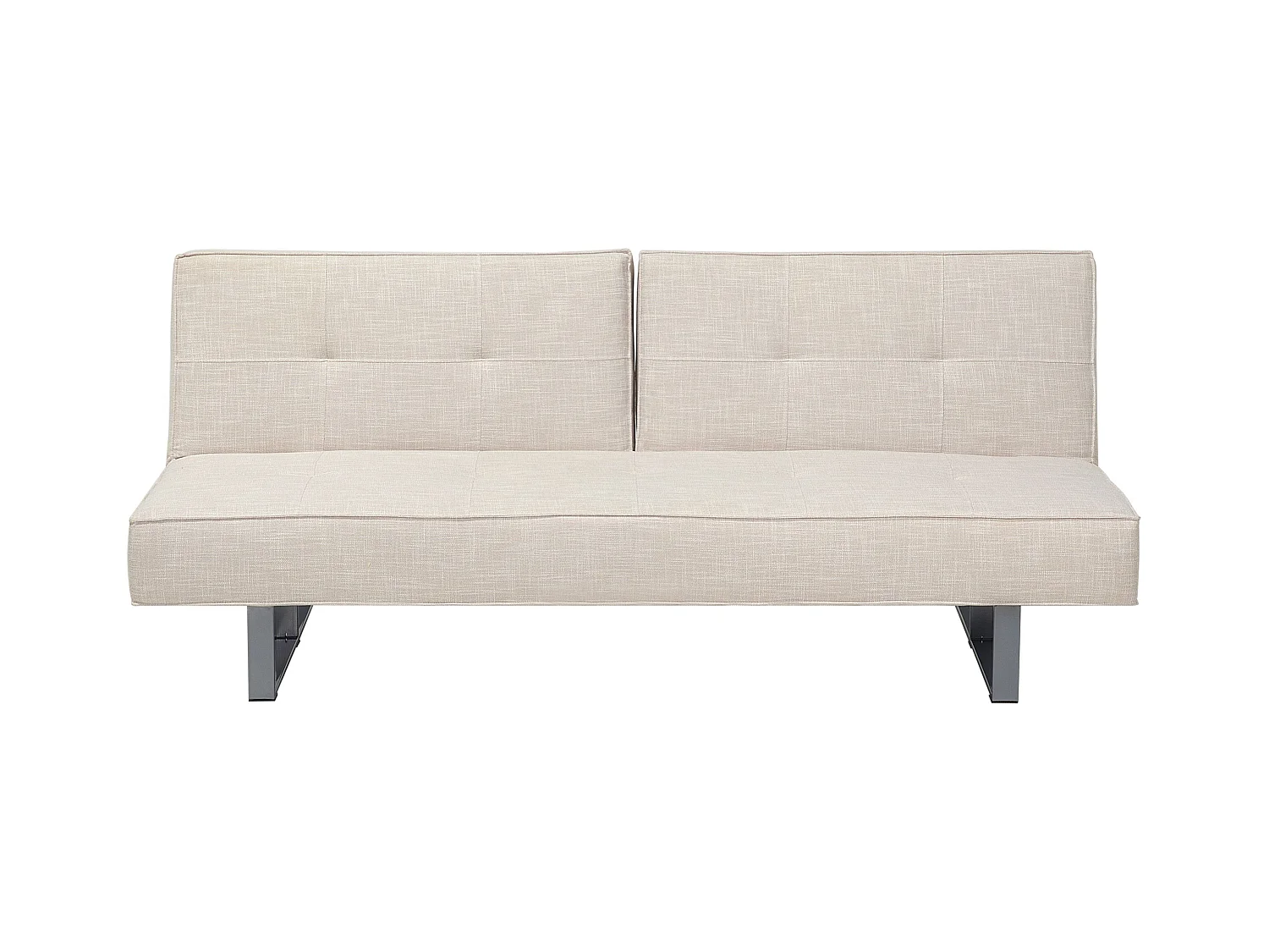 Canapé-lit 3 places DUBLIN Tissu Beige clair