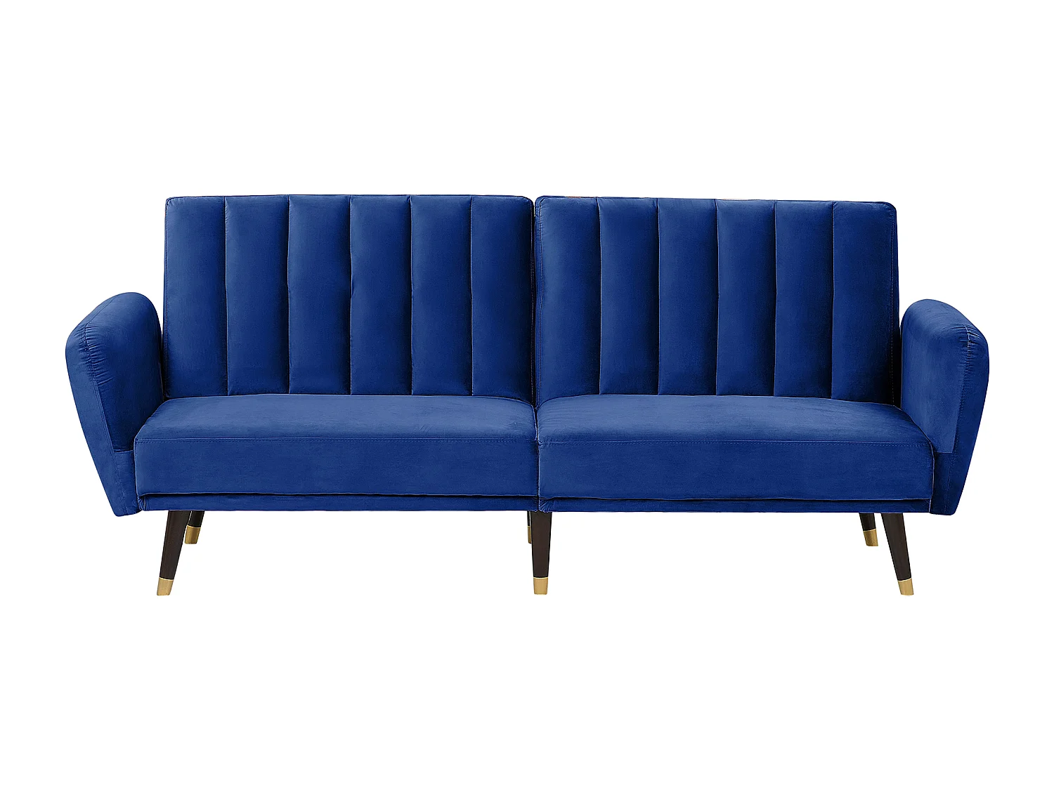 Divano letto VIMMERBY Blu marino Velluto