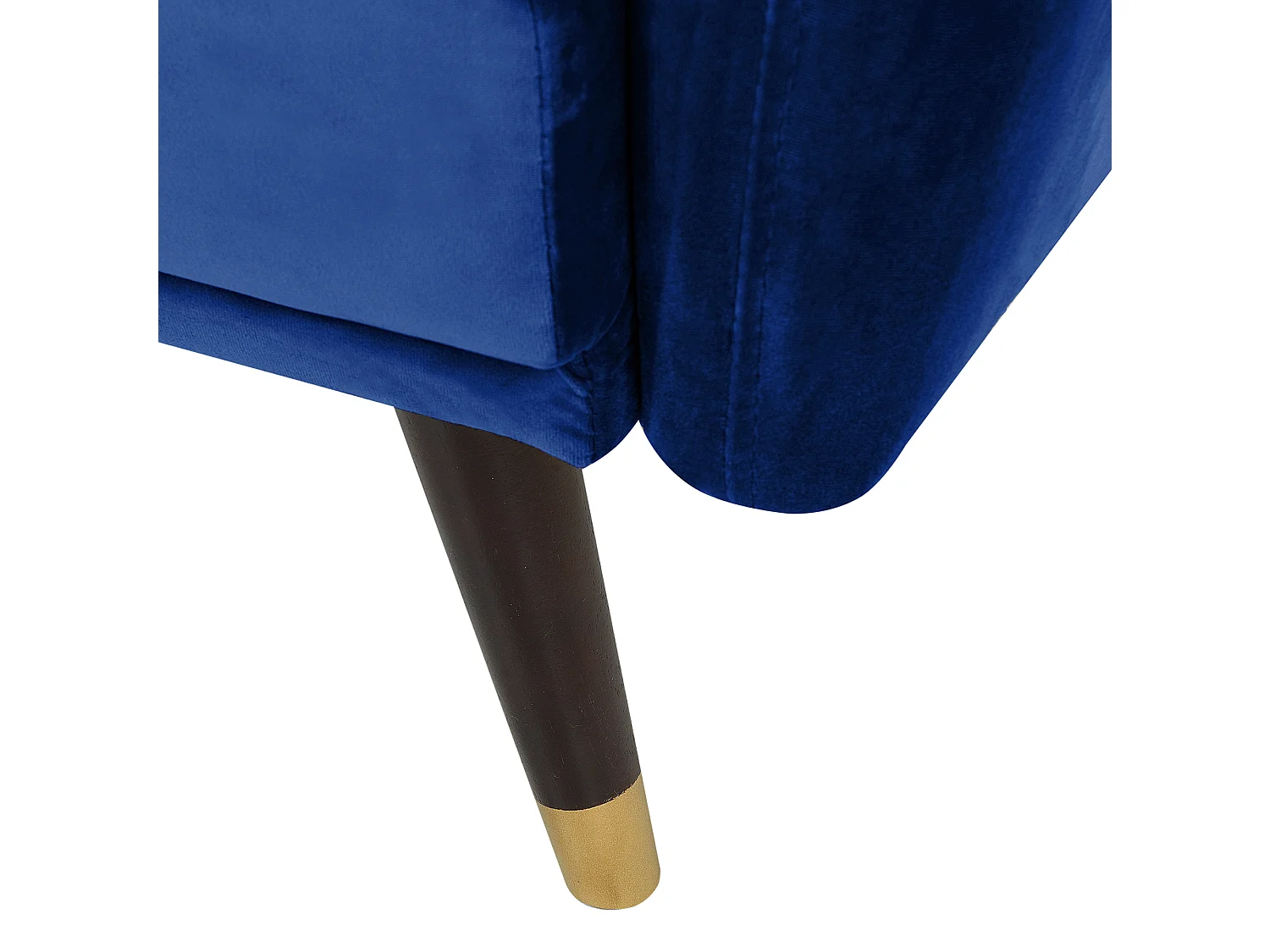 Divano letto VIMMERBY Blu marino Velluto