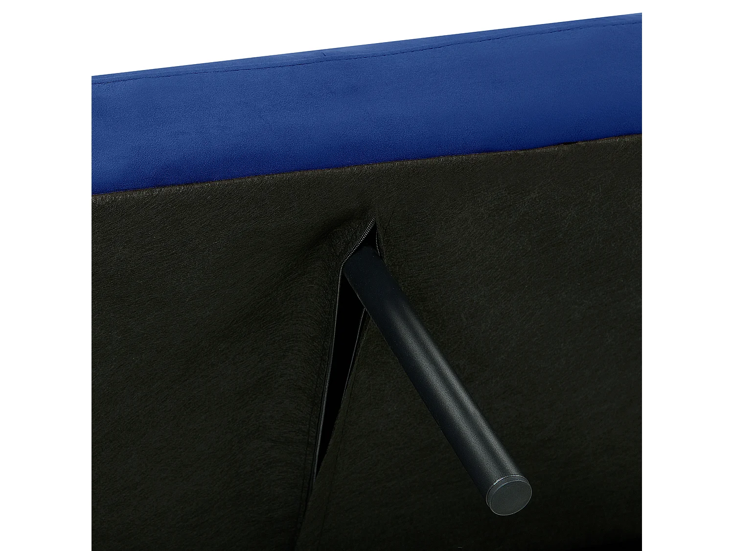 Divano letto VIMMERBY Blu marino Velluto