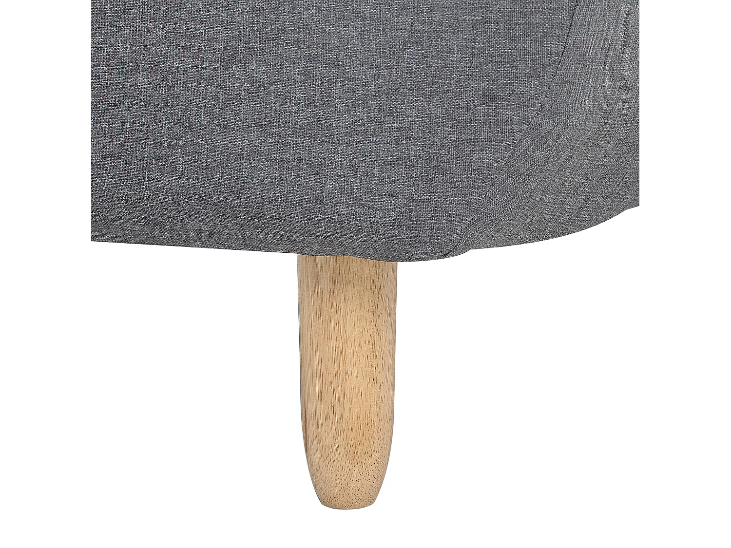 4-Sitzer Ecksofa Schlaffunktion Chaiselongue links L-förmig Stoff grau Alsten