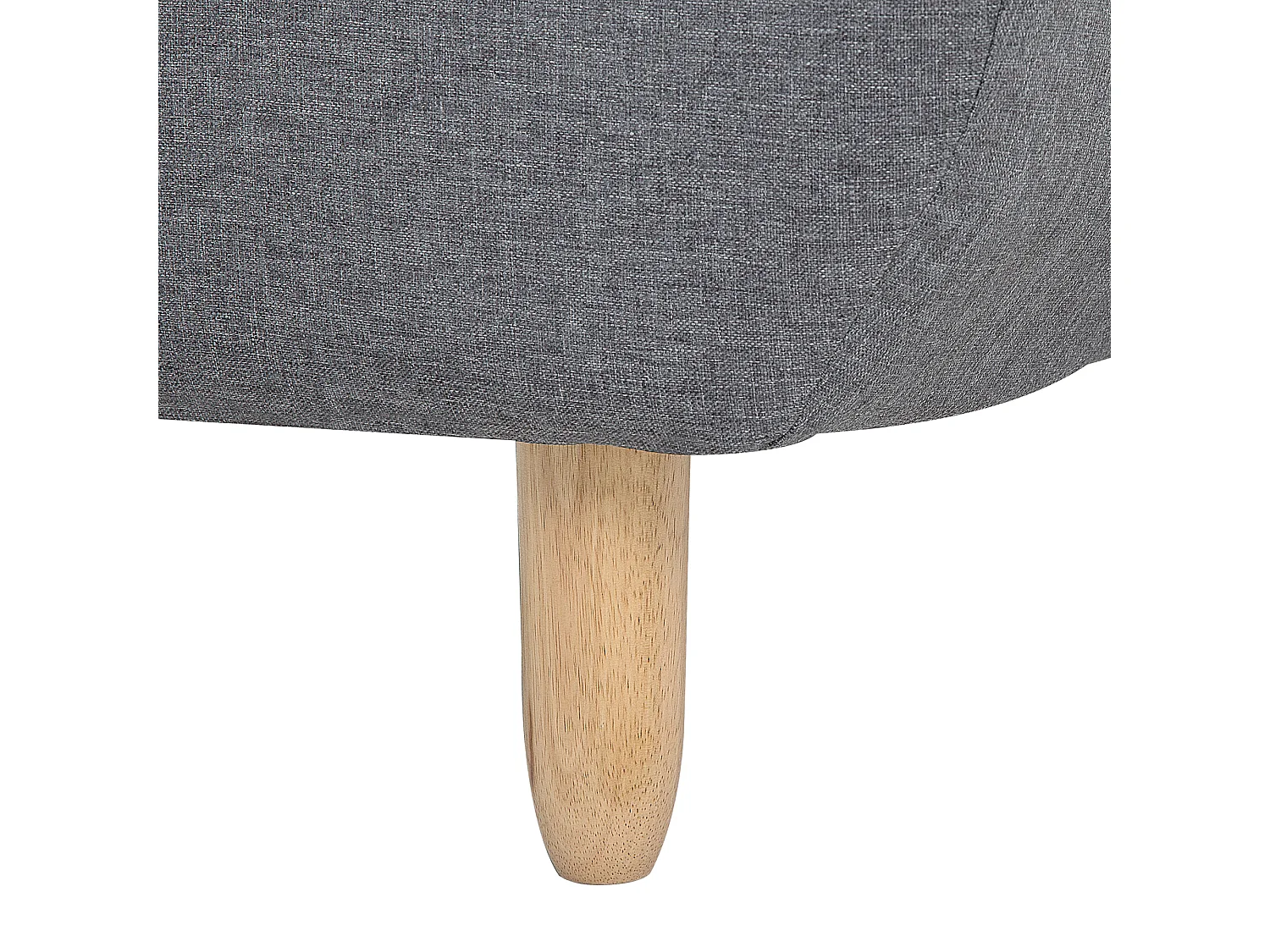Canapé-lit d'angle modulable ALSTEN Tissu Gris foncé 4 places Côté gauche