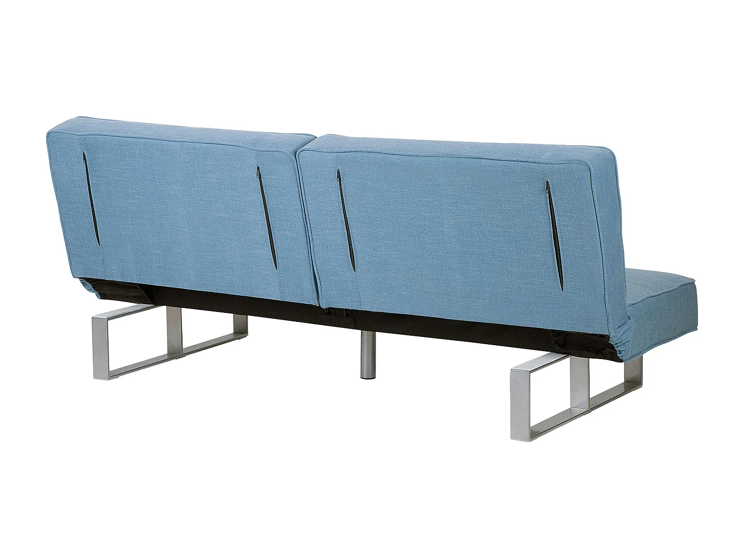 Canapé-lit 3 places DUBLIN Tissu Bleu clair