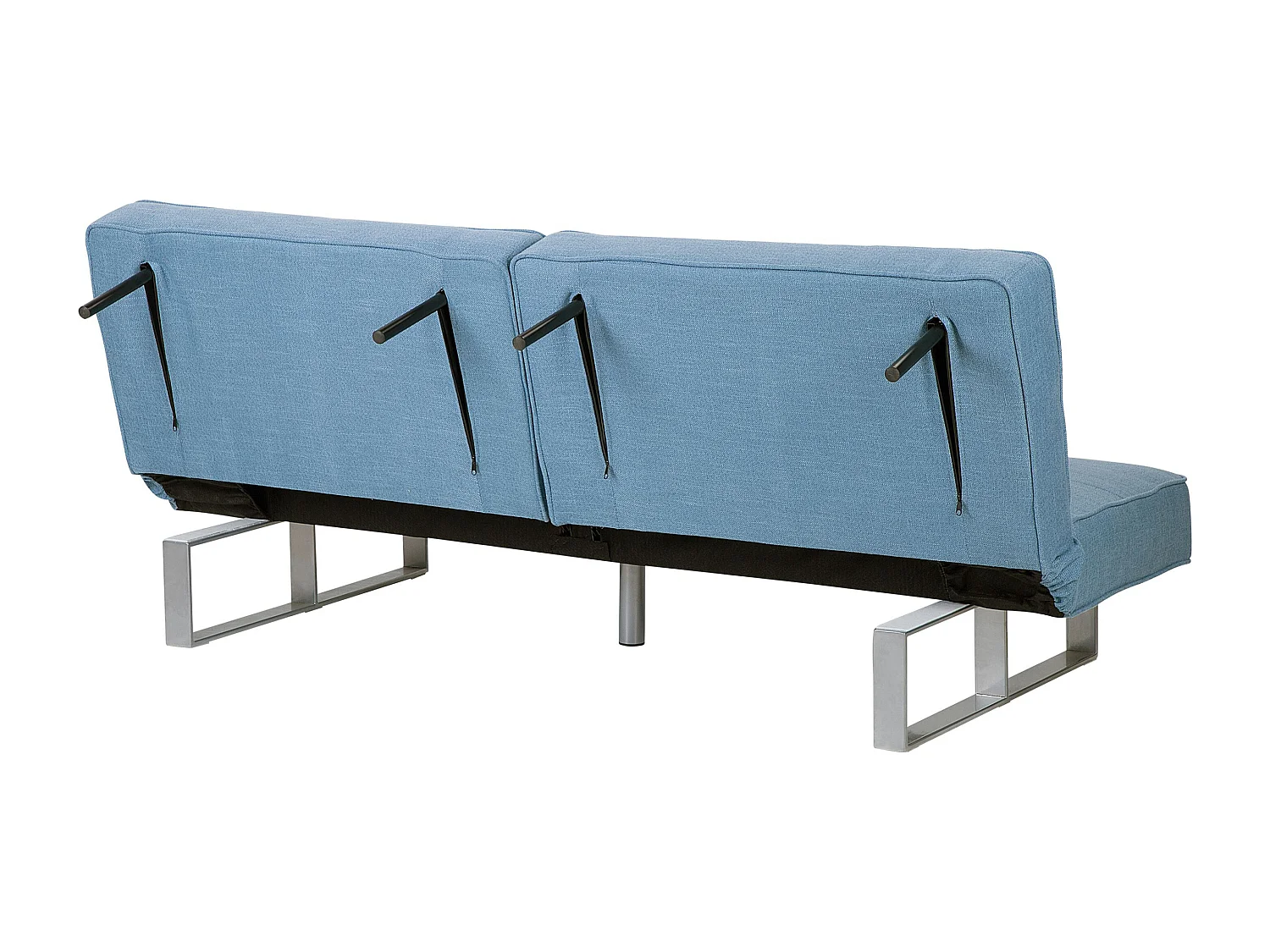 Slaapbank DUBLIN Stof Lichtblauw 3-zitter