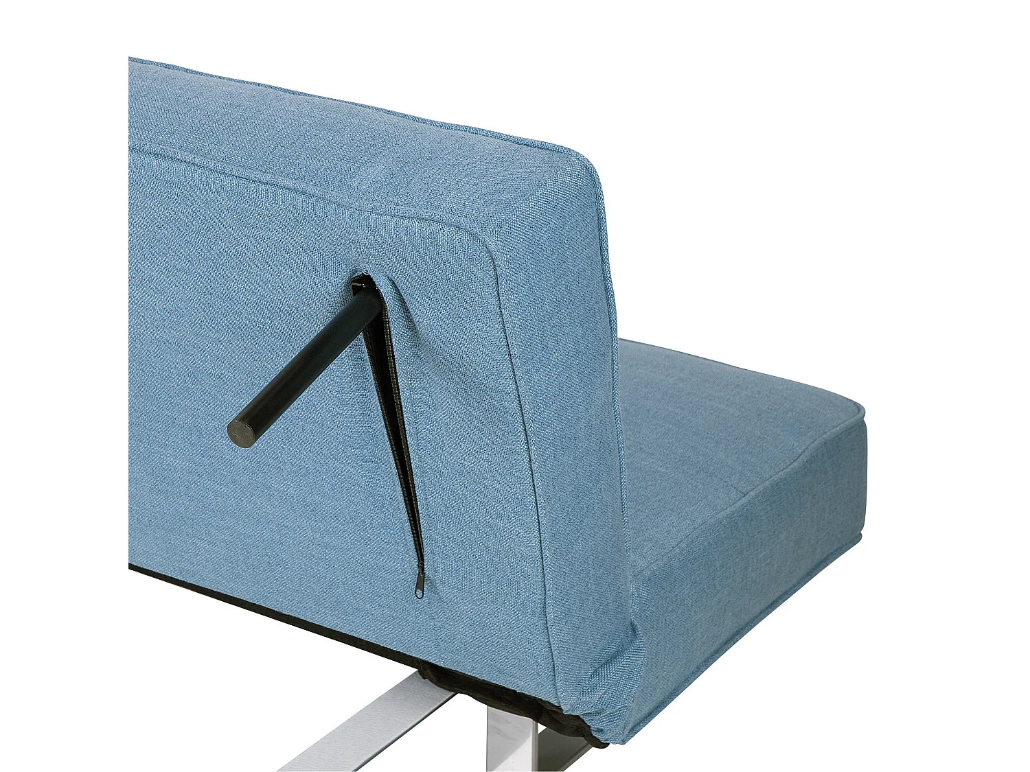 Slaapbank DUBLIN Stof Lichtblauw 3-zitter