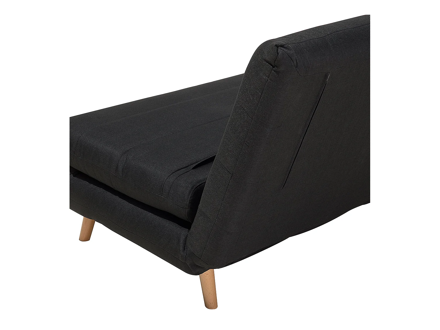 Sofá cama individual SETTEN Tela Negro