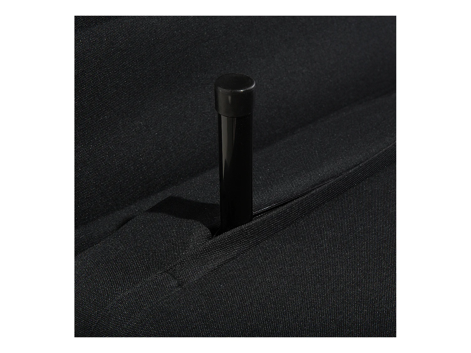 Sofá cama individual SETTEN Tela Negro