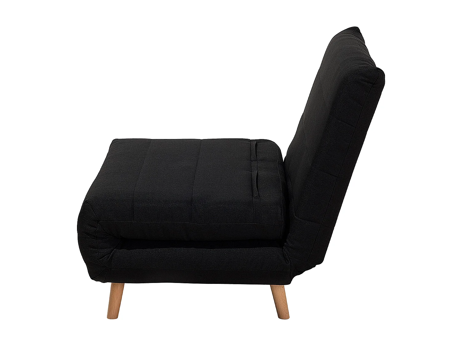 Sofa rozkładana jednoosobowa SETTEN Czarny